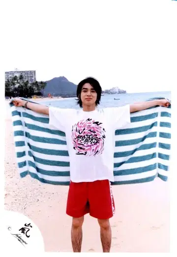 아라시 02년 Stand up Hawaii!! 마츠모토 준 공식 사진 *1장
