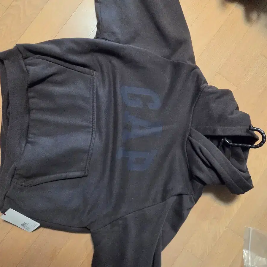 이지 GAP 로고 후드티 챠콜 M