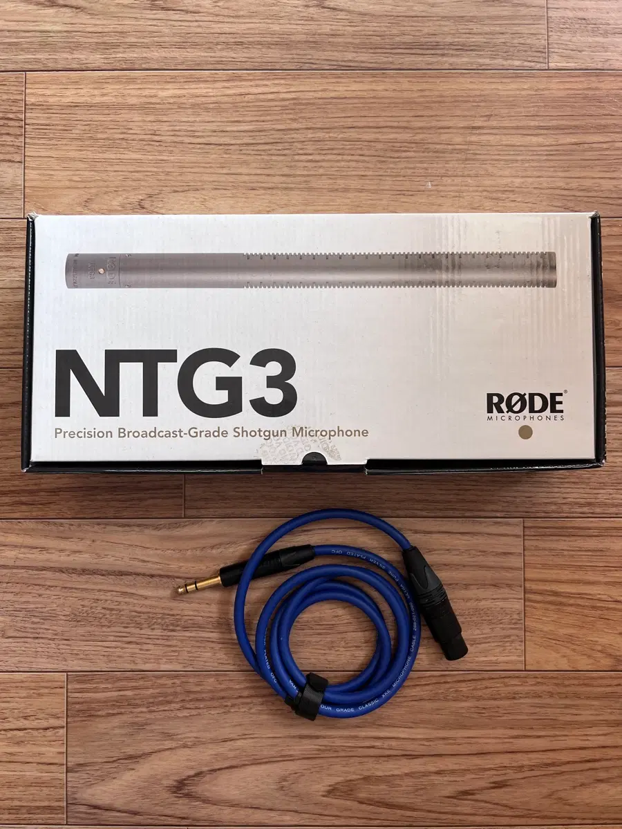 로데 NTG3 샷건 마이크 + 케이블