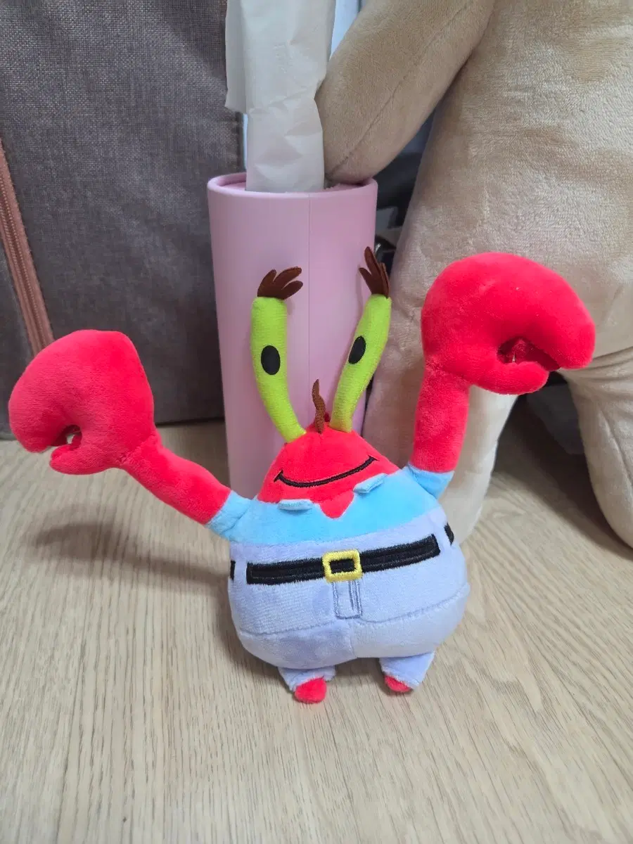 스펀지밥 집게사장 인형