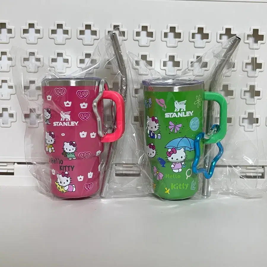 스탠리 헬로키티 미니 텀블러 키링 새상품