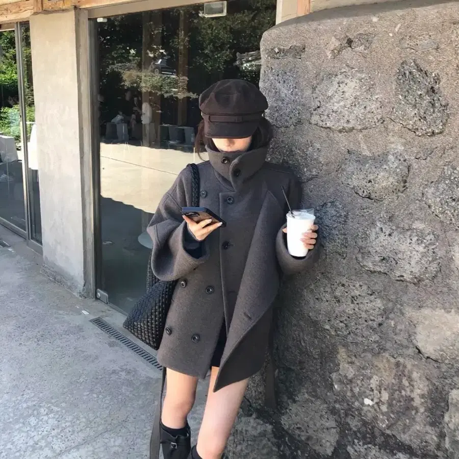 (새상품) 파리지앵바이브 코트/ 인페어즈 더누베 듀기스토어 플로움 bau 띠어리