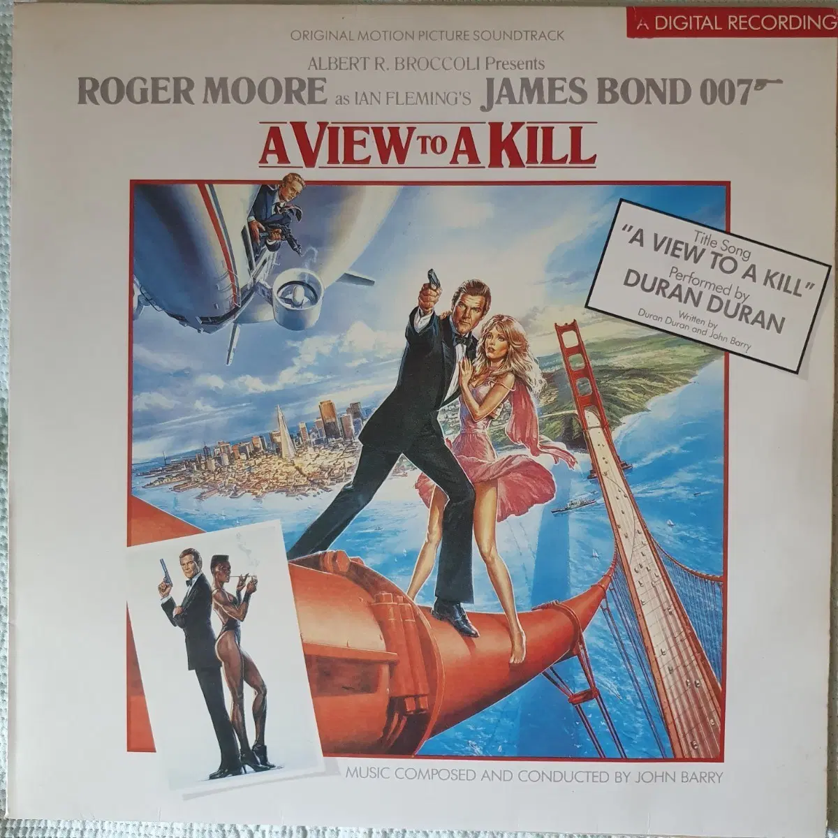 A VIEW TO A KILL-영화음악 LP