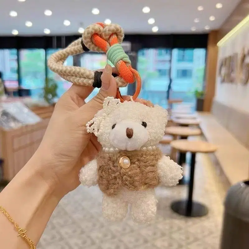진주 곰돌이 키링