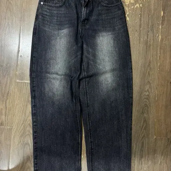 토피 진청 워싱 데님 팬츠