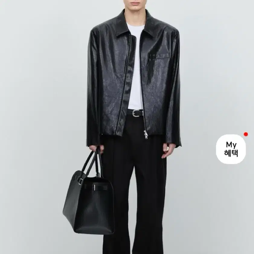 던스트 레더자켓(L)상태 최상 판매합니다!(라이즈성찬 착용)