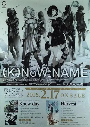 (K)NoW_NAME 판촉 so-bin Knew day/Harvest B2 포스터