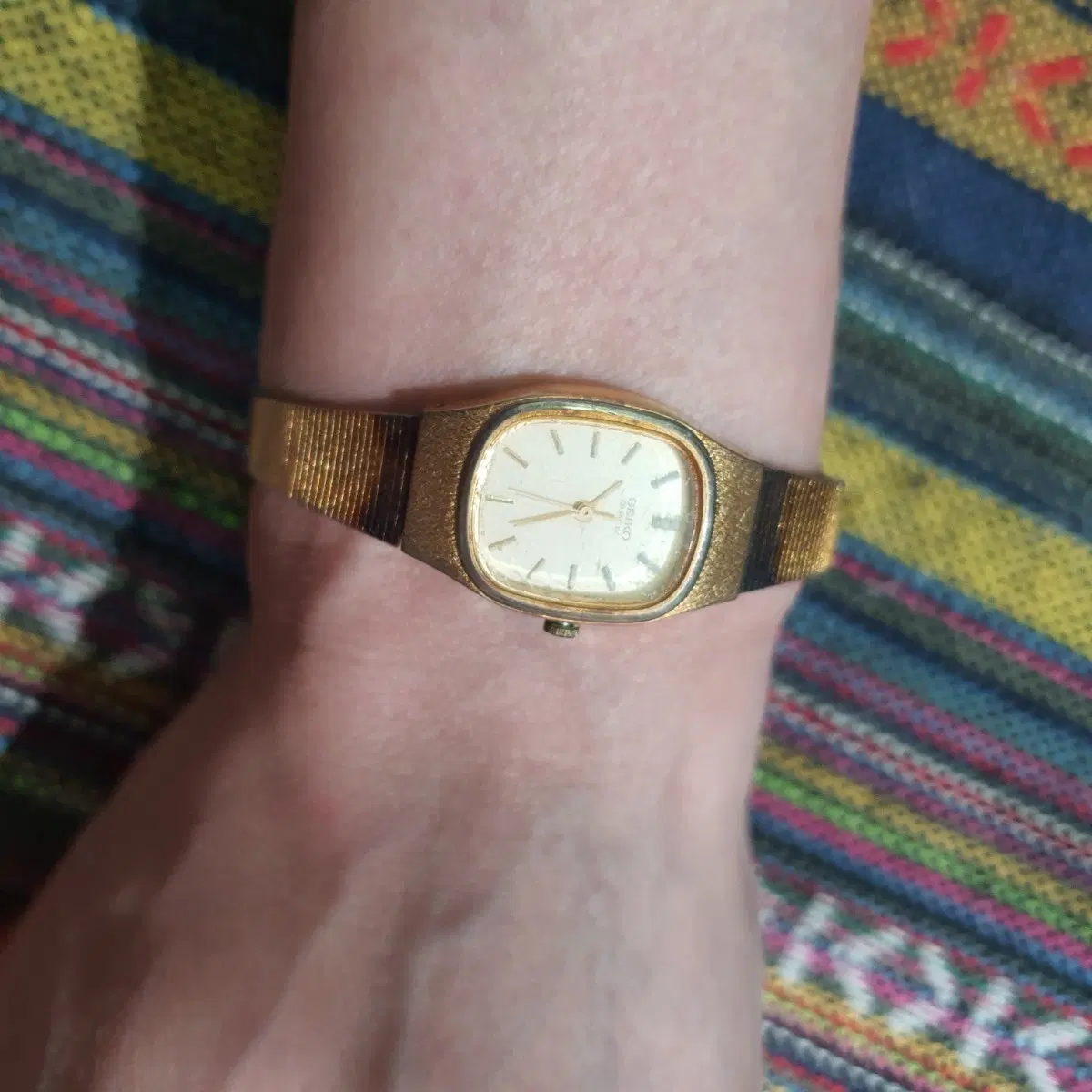 세이코 SEIKO 여성 빈티지 퀴츠 시계