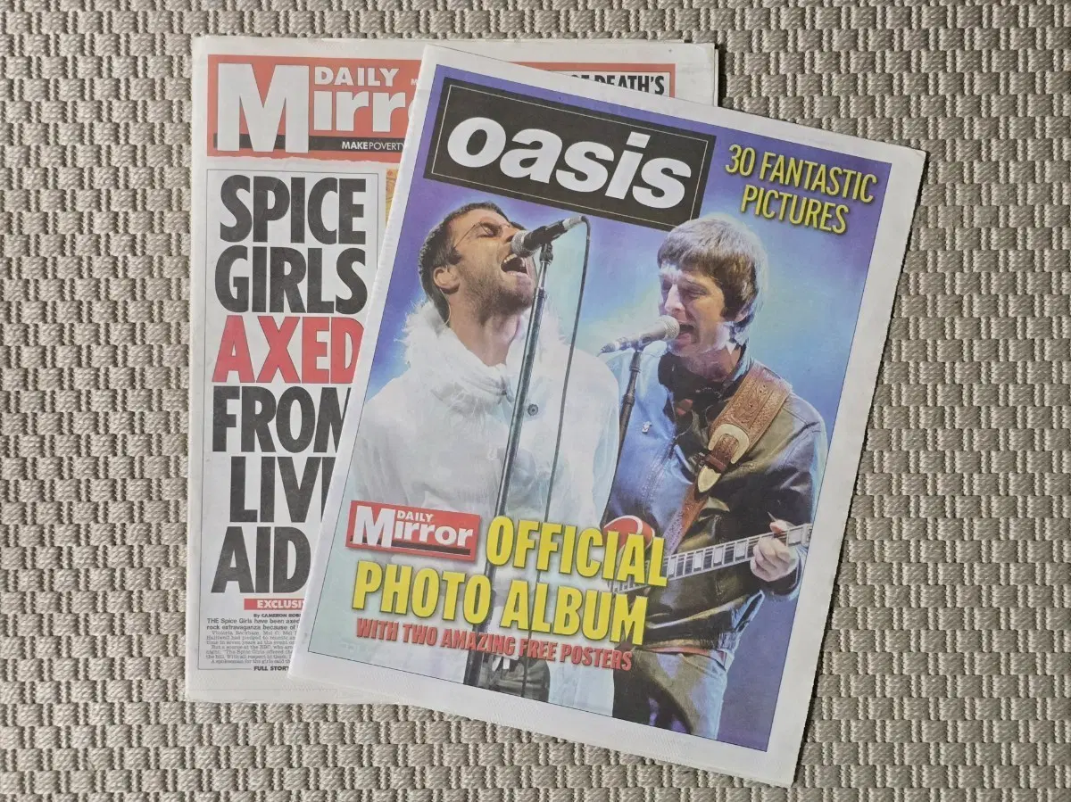 매거진 oasis 오아시스 Daily Mirror