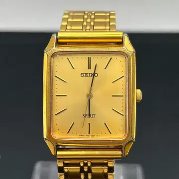 [ 작동품 ] SEIKO SPIRIT 여성용 손목시계 골드 쿼츠