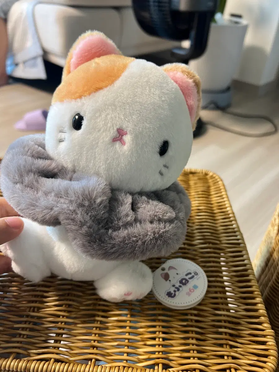 빈티지 고양이 인형 일본 인형