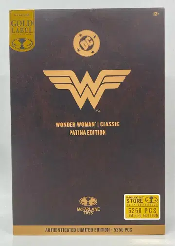 MCFARLANE TOYS GOLD LABEL COLLECTION DC MULTIVERSE 원더우먼 클래식 파티나 에디션 7인치