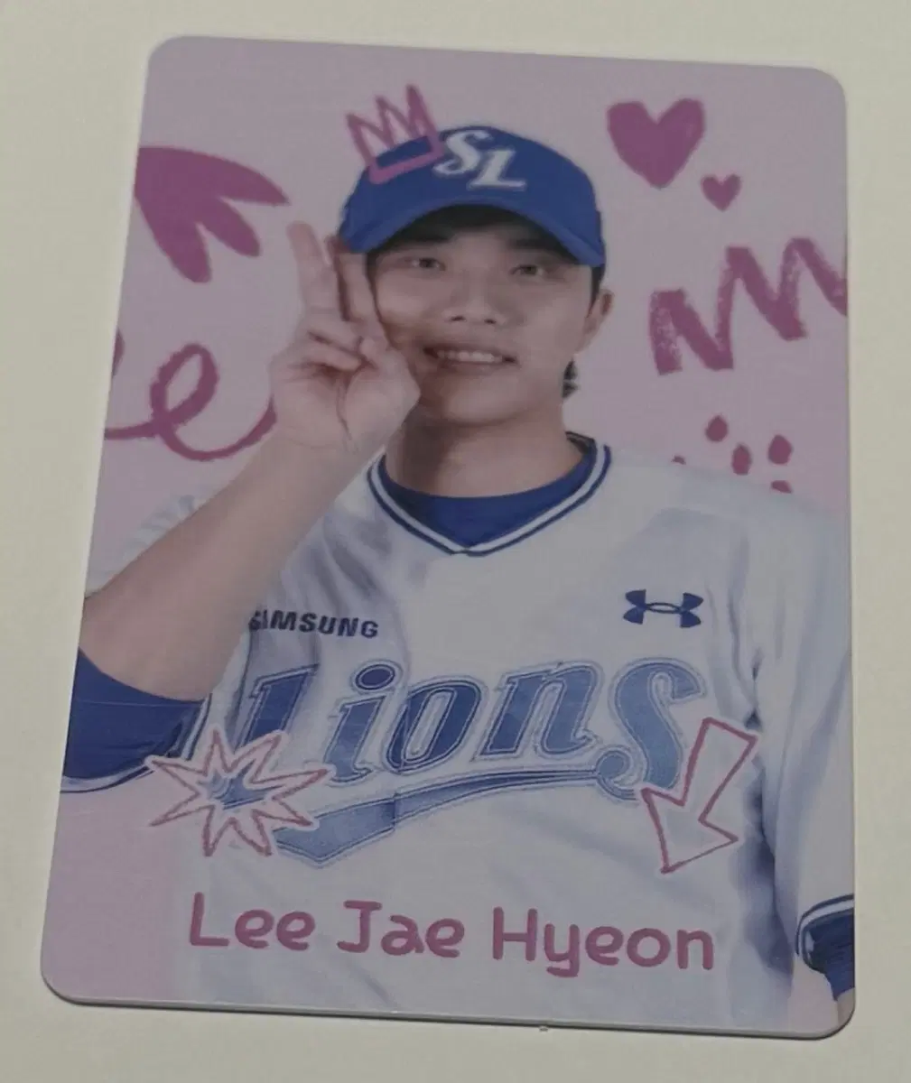 2026 오프닝데이 포카 삼성라이온즈 이재현 포토카드