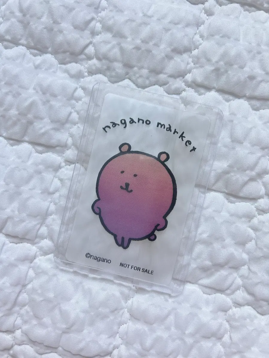 농담곰 나가노마켓 렌티큘러 카드