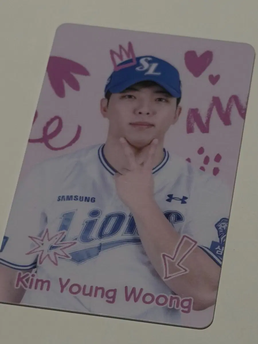 2026 오프닝데이 삼성라이온즈 김영웅 포카 포토카드