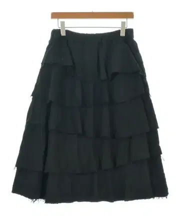 BLACK COMME des GARCONS 롱 맥시 길이 스커트 여성용