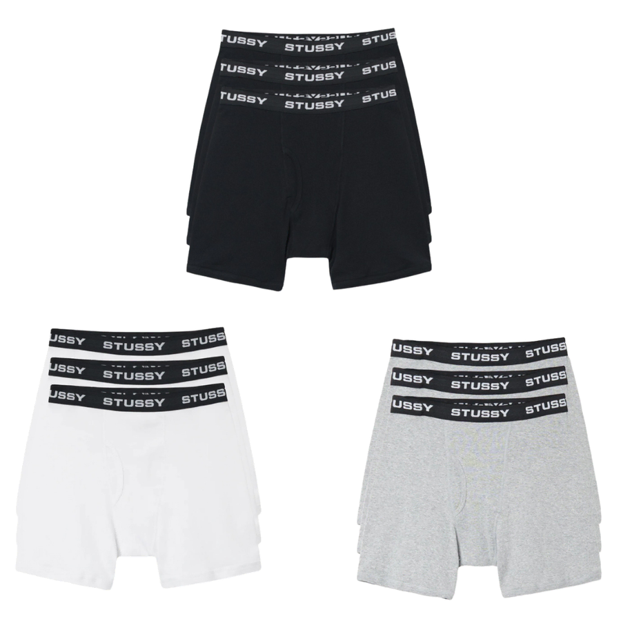 (S-XL/해외) 스투시 박서 브리프 3PACK 3종