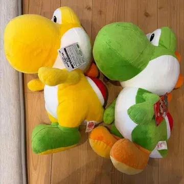 마리오 요시 2세트 봉제 인형