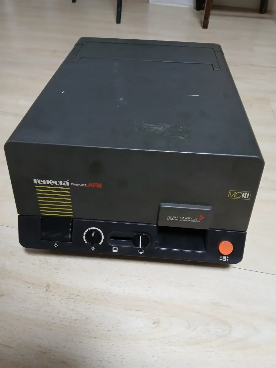 서독제 Reflecta Diamator AFM 빈티지 슬라이드 환등기 / Agomar 90mm 렌즈 수집부품용