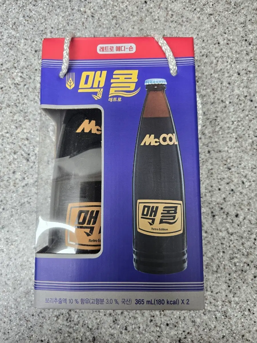 수집용 맥콜 레트로 에디션 2개입
