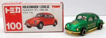 Tomy Tomica Red Box / Made in Japan Sheriff Custom Volkswagen 1200LSE Green Metallic/Gold 100-2-4