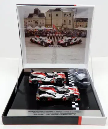 MINIMAX 1/43 Spark 모델 도요타 가주 레이싱 TS050 하이브리드 1-2 피니시 르망 24시간 내구 레이스 2018 #8 #7