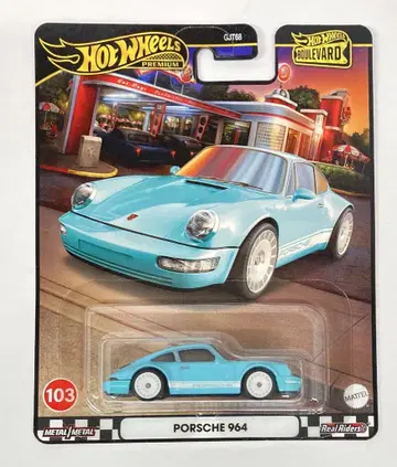 MATTEL HOTWHEELS BOULEVARD HRT73 PORSCHE 964/라이트 블루 103