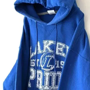 러셀 애슬레틱 LAKER PRIDE 후드티 L 블루 구제 의류