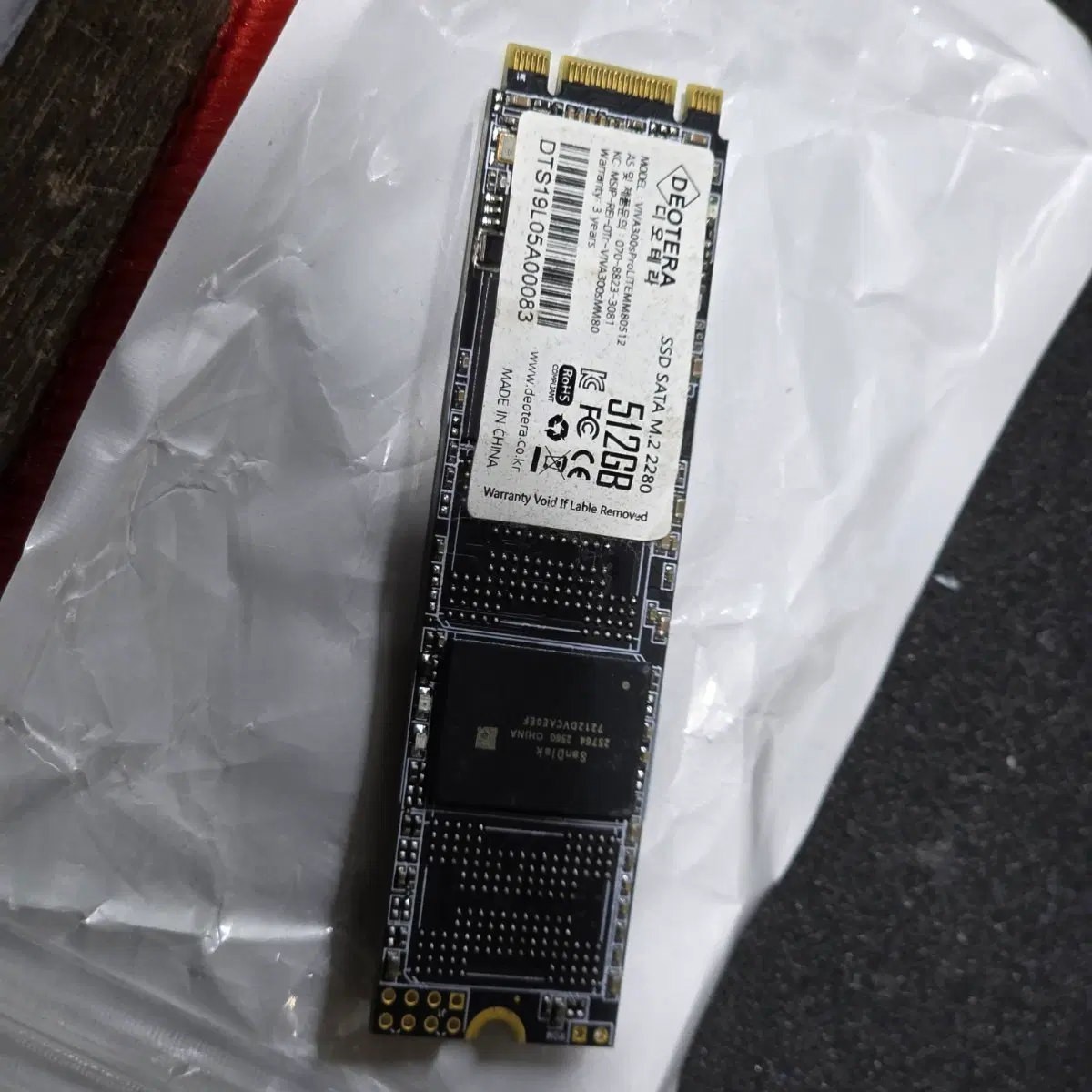 디오테라 SSD SATA M.2 2280 512GB