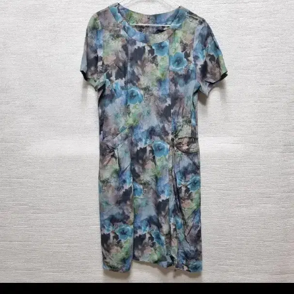 v074 인견 롱 원피스
