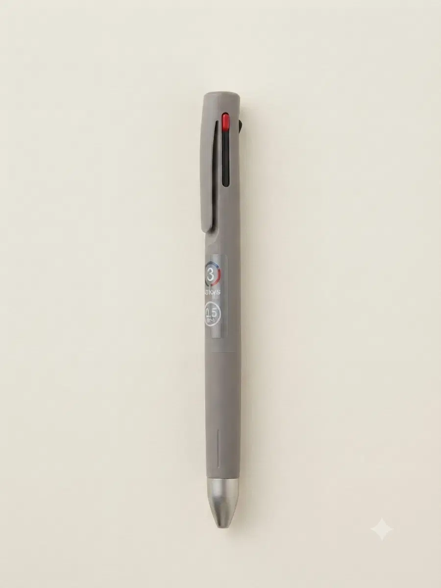 새상품) 제브라 블렌 3색볼펜 다크그레이 0.5mm