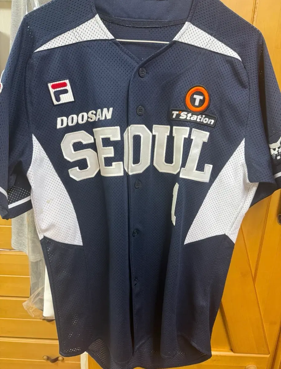 두산베어스 휠라 서울유니폼 박치국 마킹