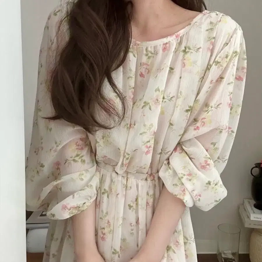 [새상품]아이미스유 마네 플라워 원피스
