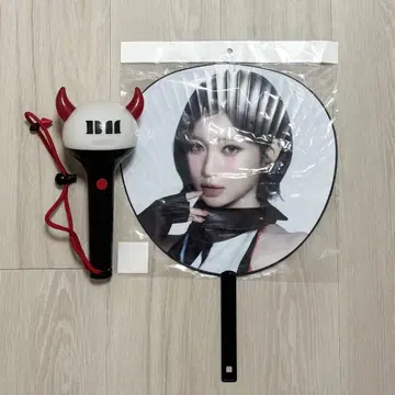 BABYMONSTER 베비몬 응원봉 부채 아사