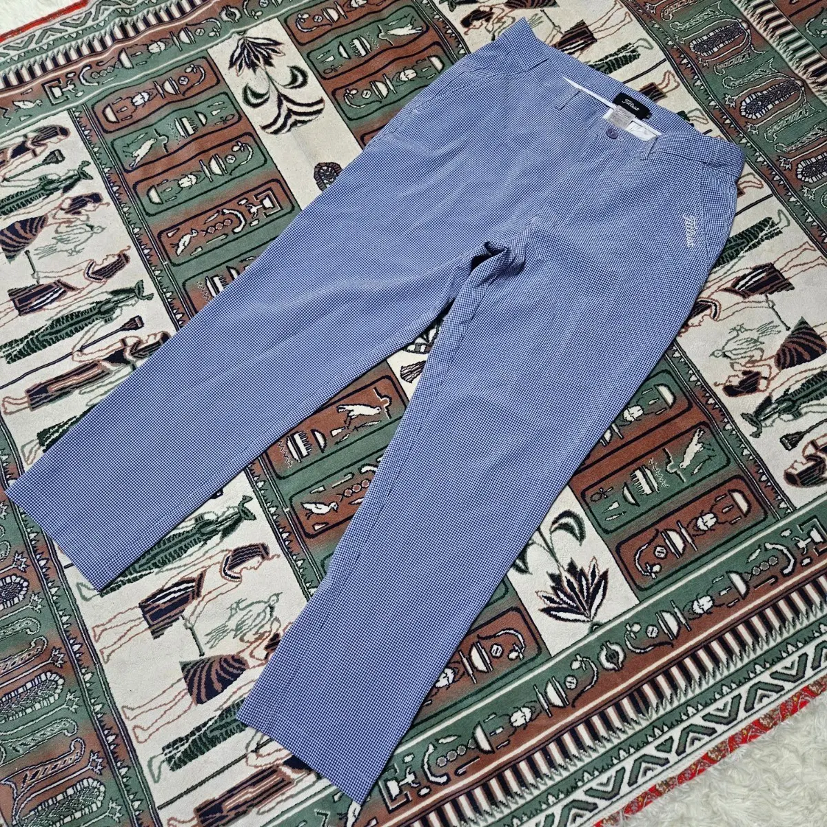 타이틀리스트 in Japan 잔체크 여름 골프 팬츠 XL size