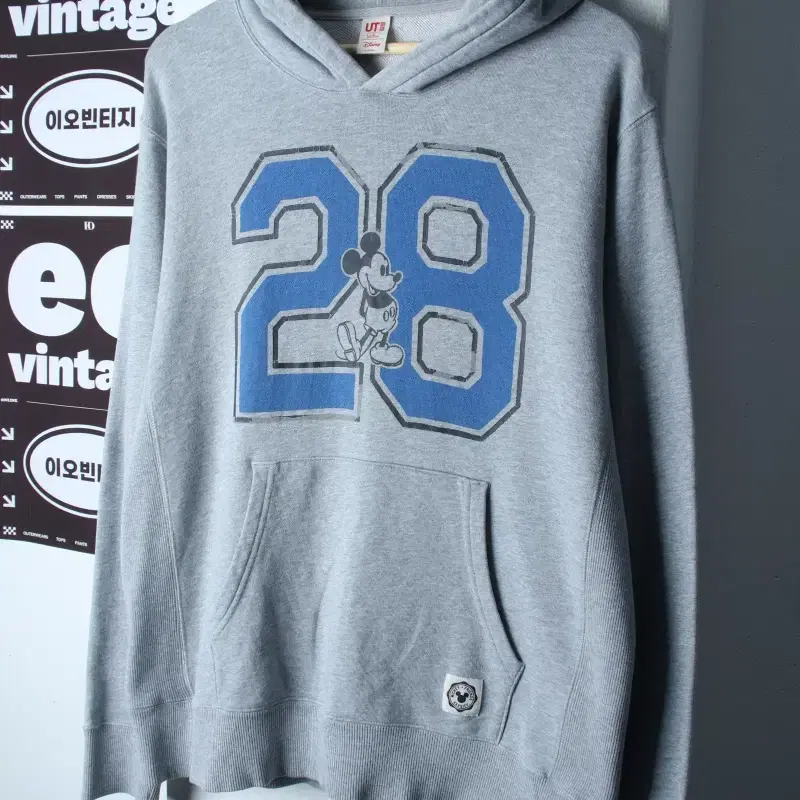 (L-XL) 유니클로 후드티셔츠 미키마우스 협업 한정판-H37254