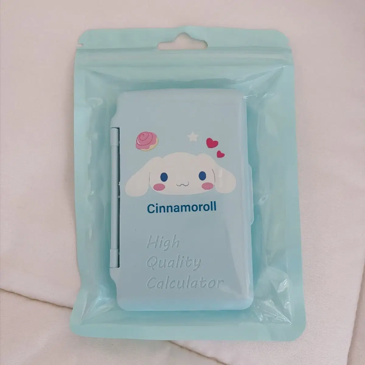 시나모롤 휴대용 미니 계산기 민트 | 새상품