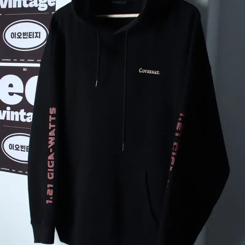 (XL-2XL) 커버낫 후드티셔츠 빅사이즈 백투더퓨처 협업-H37259