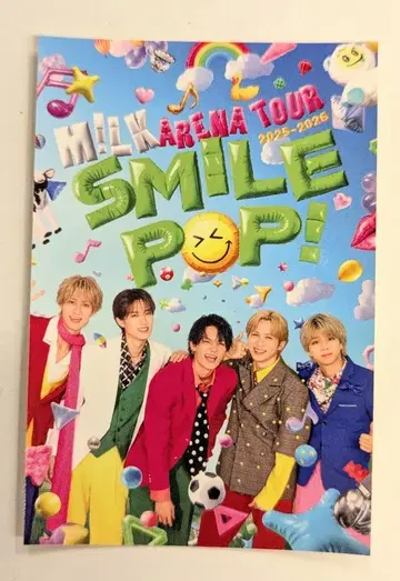 M!LK 2025-26 SMILE POP! 자켓 그림체 스티커 일반ver