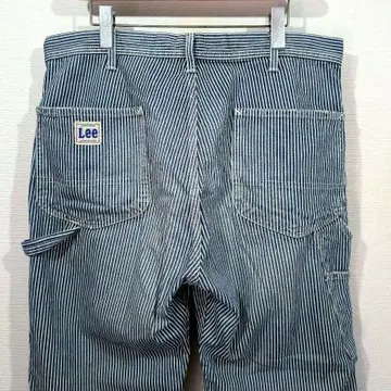 W35 고품질 L 일본제 Lee 히코리 데님 워크 페인터 팬츠
