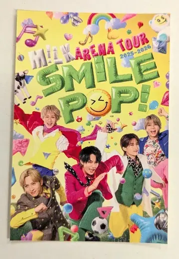 M!LK 2025-26 SMILE POP! 자켓 그림체 스티커 초회반