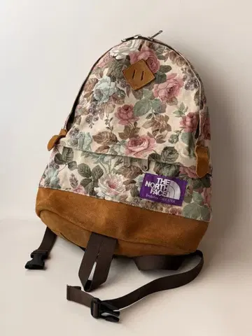 THE NORTH FACE 퍼플 라벨 꽃무늬 백팩