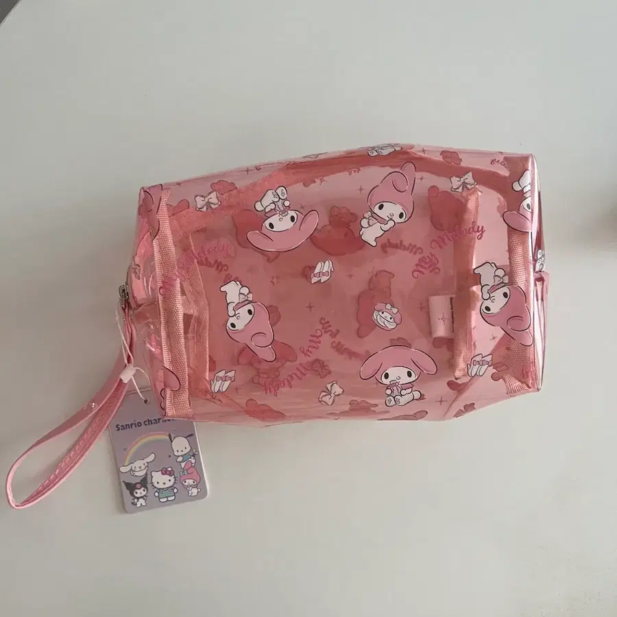 마이멜로디 투명 파우치