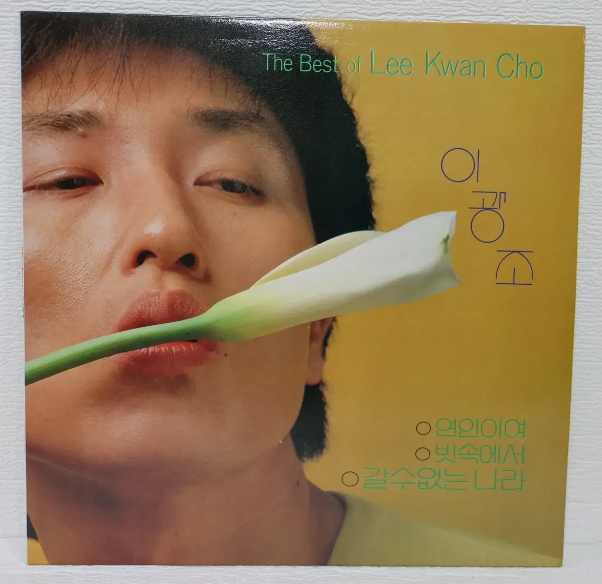 [NO.6374] 이광조 베스트 (연인이여/빗속에서/갈수없는 나라) LP음반