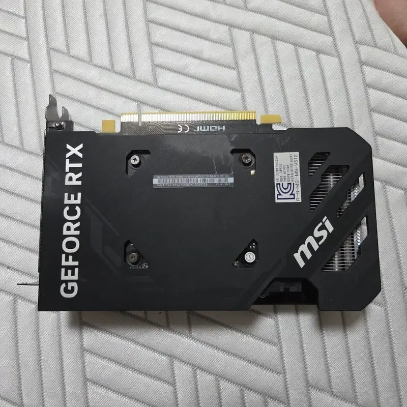 MSI 지포스 RTX 4060ti 그래픽카드