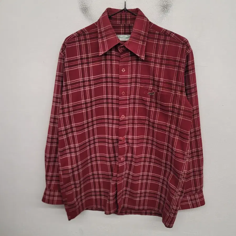 [95/M] 크로커다일 레트로 체크 셔츠