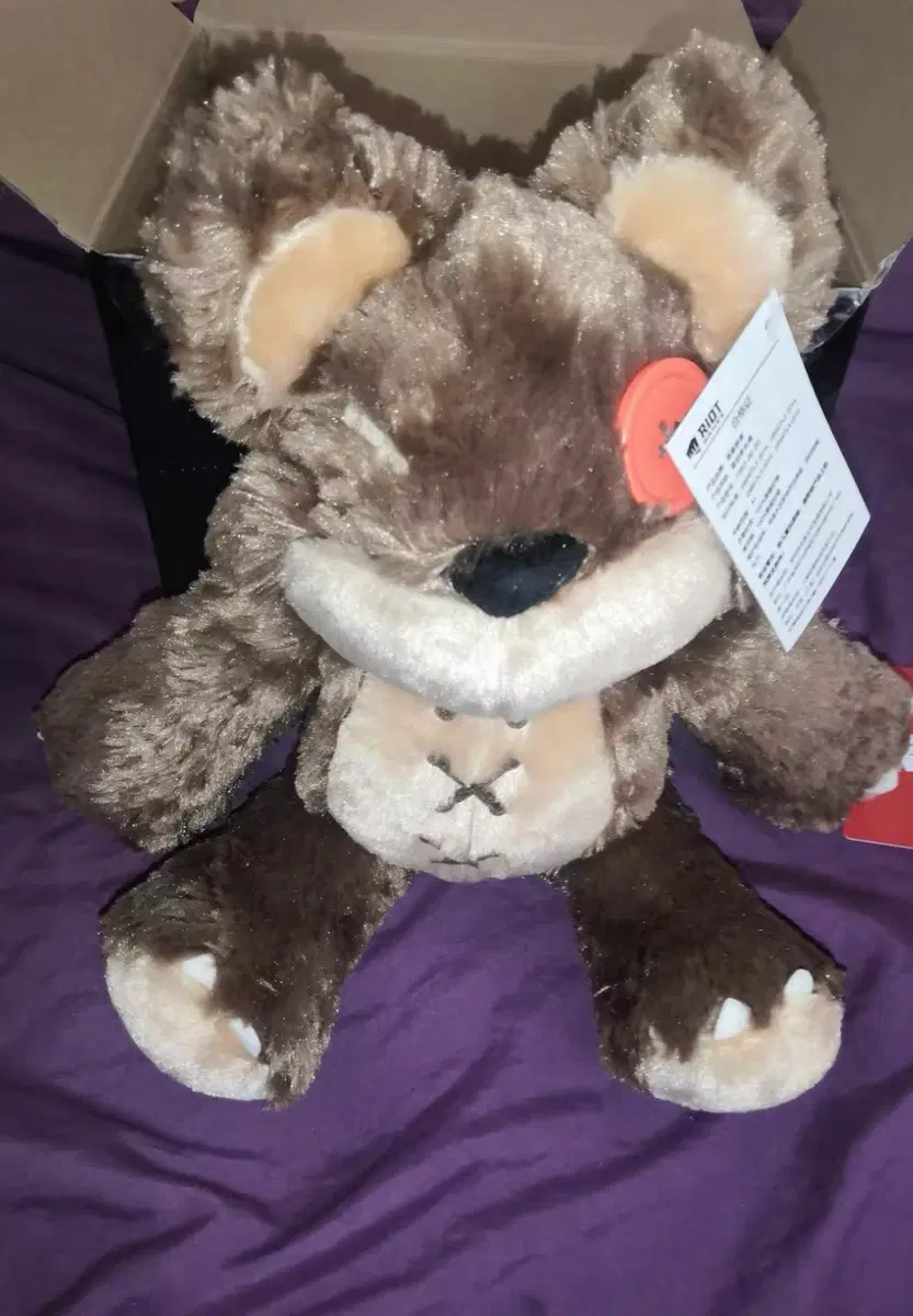 리그 오브 레전드(LOL) 티버(Tibbers) 봉제 곰인형 / 애니의 곰인형