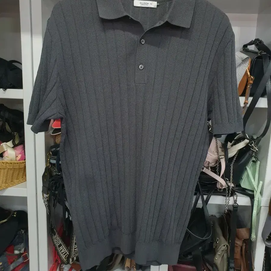 올젠 골지 반팔 105