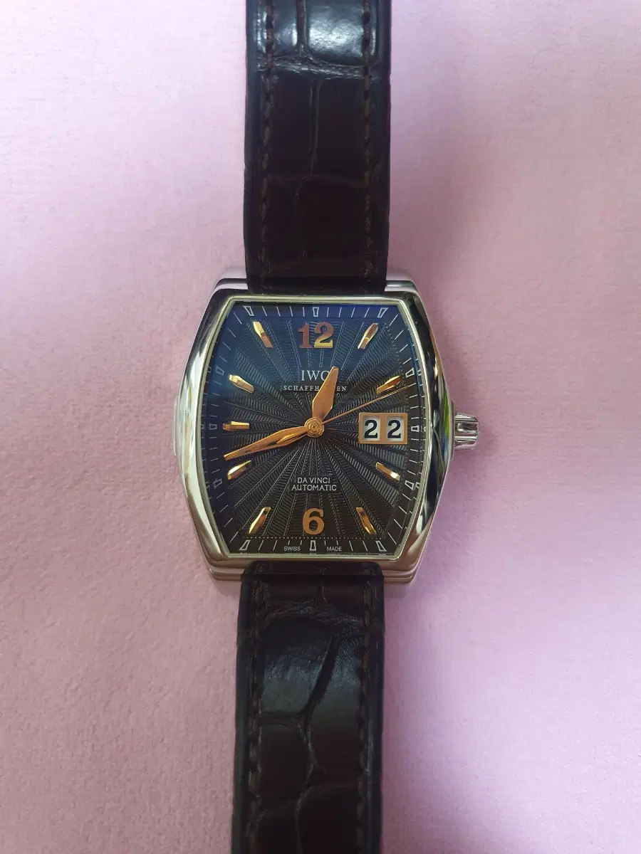 iwc 다빈치 빅데이트 초코판(브라운)