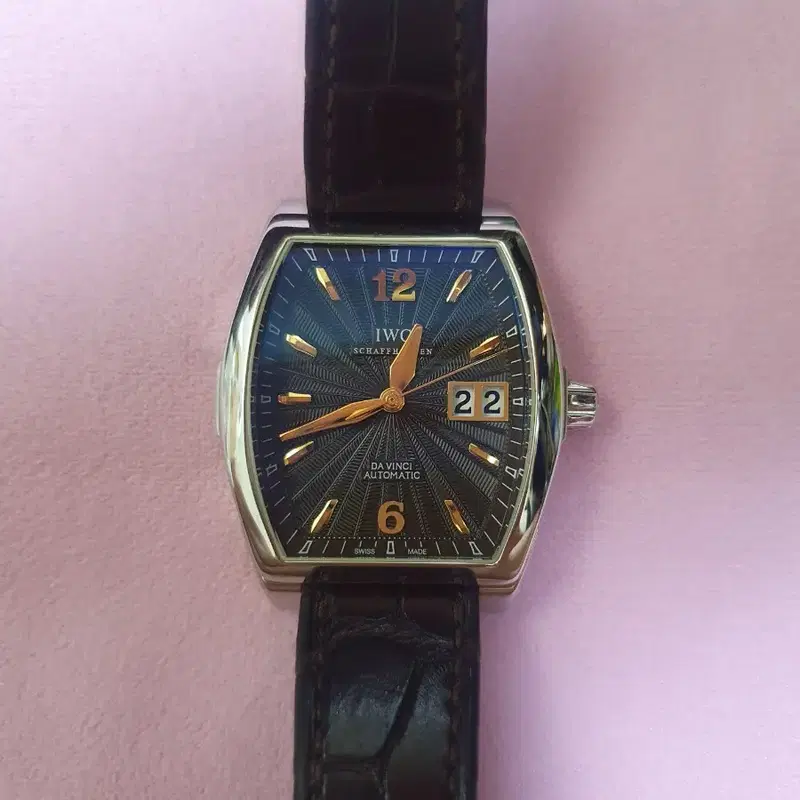 iwc 다빈치 빅데이트 초코판(브라운)